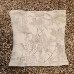 Hollister Cream and Taup Leaf Accent Tube Top